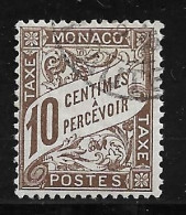 Monaco Taxe N°4 Oblitérés Cote 180€ - Postage Due