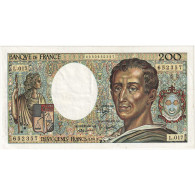 France, 200 Francs, Montesquieu, 1983, L.017, SUP, Fayette:70.03, KM:155a - 200 F 1981-1994 ''Montesquieu''