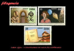 CUBA MINT. 1973-10 V CENTENARIO DEL NACIMIENTO DE NICOLÁS COPÉRNICO - Nuevos