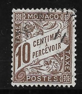Monaco Taxe N°4 Oblitérés Cote 180€ - Taxe