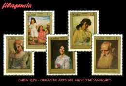 CUBA MINT. 1974-02 OBRAS DE ARTE DEL MUSEO DE CAMAGÜEY - Ungebraucht