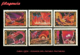 CUBA MINT. 1974-10 COSMOS DEL FUTURO. PINTURAS - Nuevos