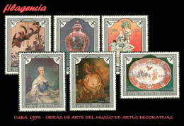 CUBA MINT. 1975-09 OBRAS DE ARTE DEL MUSEO DE ARTES DECORATIVAS - Nuevos