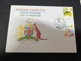 4-3-2024 (2 Y 9) Australia Post 2 Different "Concession" Stamps (city Of Adelaide Postmark SA) - Storia Postale