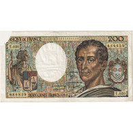 France, 200 Francs, Montesquieu, 1983, T.020, B, Fayette:70.03, KM:155a - 200 F 1981-1994 ''Montesquieu''