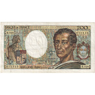 France, 200 Francs, Montesquieu, 1983, B.020, TTB+, Fayette:70.03, KM:155a - 200 F 1981-1994 ''Montesquieu''