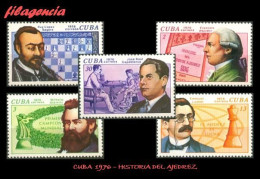 CUBA MINT. 1976-06 HISTORIA DEL AJEDREZ - Nuevos