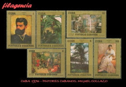 CUBA MINT. 1976-18 PINTORES CUBANOS. MIGUEL COLLAZO - Ungebraucht