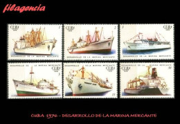 CUBA MINT. 1976-20 DESARROLLO DE LA MARINA MERCANTE - Unused Stamps