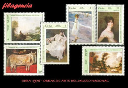 CUBA MINT. 1978-03 OBRAS DE ARTE DEL MUSEO NACIONAL - Nuevos