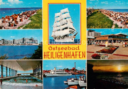 73813597 Heiligenhafen Ostseebad Strand Segelschiff Hotels Hafen Faehre Wellenba - Heiligenhafen