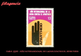 CUBA MINT. 1978-24 AÑO INTERNACIONAL DE LUCHA CONTRA EL APARTHEID - Nuovi