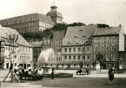 73152489 Weissenfels Saale Karl Marx Platz Und Schloss Neu Augustusburg Brunnen  - Weissenfels