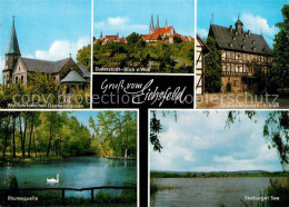 73152268 Eichsfeld Duderstadt Wallfahrtskirche Germershausen Schloss Rhumequelle - Duderstadt