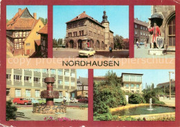 73152112 Nordhausen Thueringen Rathaus Brunnen Denkmal Roland Nordhausen Thuerin - Nordhausen