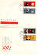 Poland 1969 25th Anniversary Of Polish Peple's Republic,set 4 First Day Covers - FDC