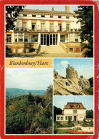 73151988 Blankenburg Harz Teufelsbad Burgruine Regenstein Teufelsmauer Haus Wald - Blankenburg