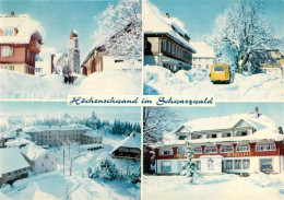 73151944 Hoechenschwand Winterpanorama Kirche Hotel Krone Hoechenschwand - Höchenschwand