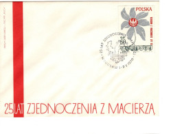 Poland 1970 25th Anniversary Of Victory, First Day Cover, - FDC