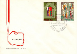 Poland 1970 National Census, First Day Cover - FDC