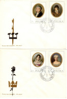 Poland 1970 Miniatures,set Of 4 First Day Cover - FDC