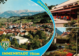 73147248 Immenstadt Allgaeu Gesamtansicht Mit Alpenpanorama Restaurant Park Imme - Immenstadt