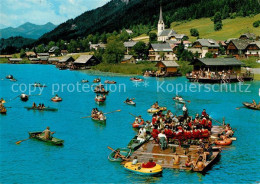 73146730 Weissensee Kaernten Flosskonzert Der Trachtenkapelle Weissensee Kaernte - Weissensee