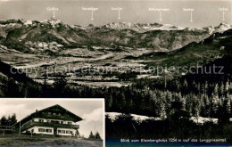 73146285 Lenggries Panorama Blick Vom Blomberghaus Auf Lenggriesertal Alpen Leng - Lenggries