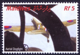 Maldives 2001 MNH, Aerial Dogfight Battle Of Britain 2nd World War - WW2