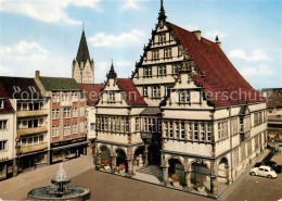 73145110 Paderborn Renaissance Rathaus Brunnen Domturm Paderborn - Paderborn