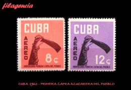 CUBA MINT. 1962-02 PRIMERA ZAFRA AZUCARERA DEL PUEBLO - Neufs