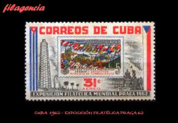 CUBA MINT. 1962-12 EXPOSICIÓN FILATÉLICA PRAGA 62 - Neufs