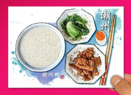 Malaysia Chinese Cuisine Postcard MINT A4 Teochew Porridge - Malaysia