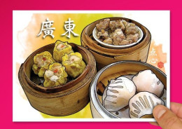 Malaysia Chinese Cuisine Postcard MINT A10 Cantonese Dim Sum - Malaysia