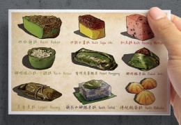 Malaysia Our Kuih-Muih (Confectionery) Postcard MINT H2 - Malaysia