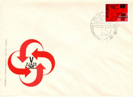 Poland 1972 5th Congress Of Socialist Youth  Union First Day Cover - FDC