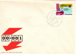 Poland 1973 Postal Code System, First Day Cover - FDC