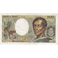 France, 200 Francs, Montesquieu, 1988, X.059, TTB, Fayette:70.08, KM:155c - 200 F 1981-1994 ''Montesquieu''