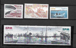 Timbres De St Pierre Et Miquelon De 2004 N°813 A 817 Neuf ** - Nuovi