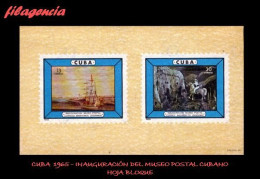 CUBA MINT. 1965-01 INAUGURACIÓN DEL MUSEO POSTAL CUBANO. HOJA BLOQUE - Ongebruikt