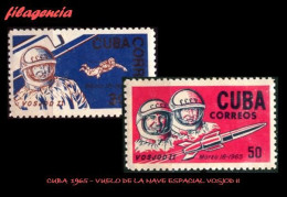 CUBA MINT. 1965-05 VUELO DE LA NAVE ESPACIAL VOSJOD II - Ongebruikt