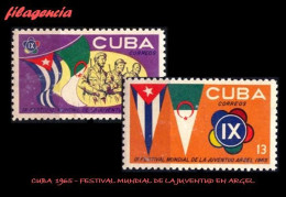 CUBA MINT. 1965-11 FESTIVAL MUNDIAL DE LA JUVENTUD EN ARGEL - Ongebruikt