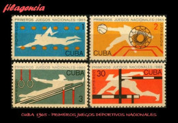 CUBA MINT. 1965-14 PRIMEROS JUEGOS DEPORTIVOS NACIONALES - Ongebruikt