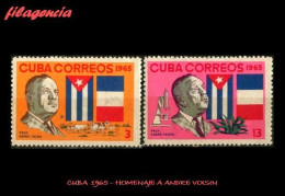 CUBA MINT. 1965-24 HOMENAJE A ANDRE VOISIN - Ongebruikt