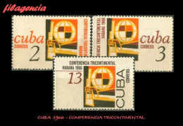 CUBA MINT. 1966-02 CONFERENCIA TRICONTINENTAL DE LA HABANA - Ongebruikt