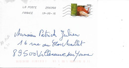 France 2014 - AA 1080 - Oblitéré S/enveloppe  05 /2015 / L'ART Et La MATIERE, Métiers De L'Artisanat : VEGETAL - Storia Postale