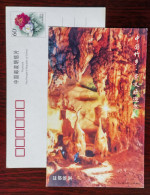 Niedu Karst Cave,stalactite,stalagmite,China 2001 Hometown Of Bamboo Chongyi Tourism Advertising Pre-stamped Card - Autres & Non Classés