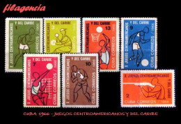 CUBA MINT. 1966-12 JUEGOS CENTROAMERICANOS & DEL CARIBE EN PUERTO RICO - Neufs