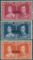 Niue 1937 SG72-74 Coronation Set MLH - Niue
