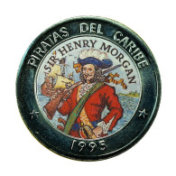 Cuba Coin 1 Peso 1995 Pirates Of The Caribbean Sir Henry Morgan 02766 - Kuba